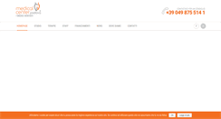 Desktop Screenshot of medicalcenterpadova.it